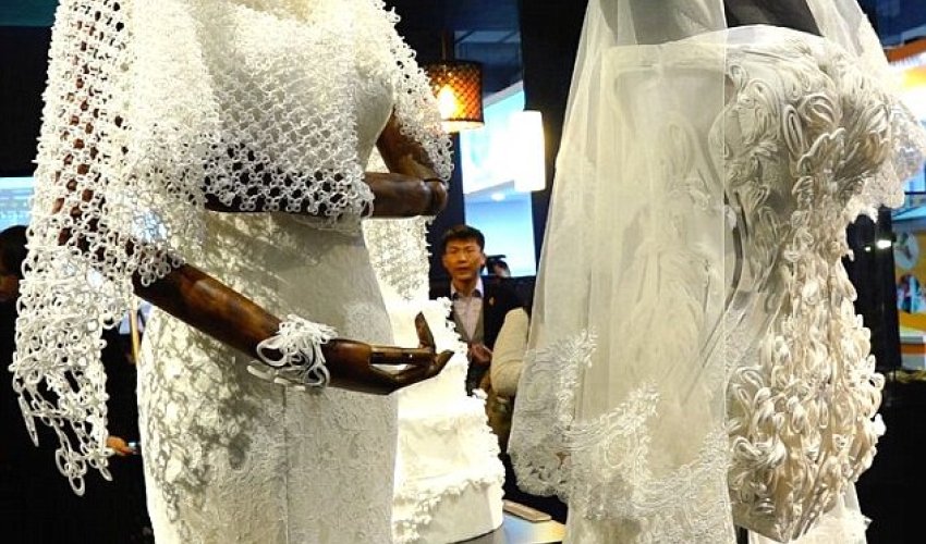 How 3D printed bridal dresses are about to change the face of wedding fashion