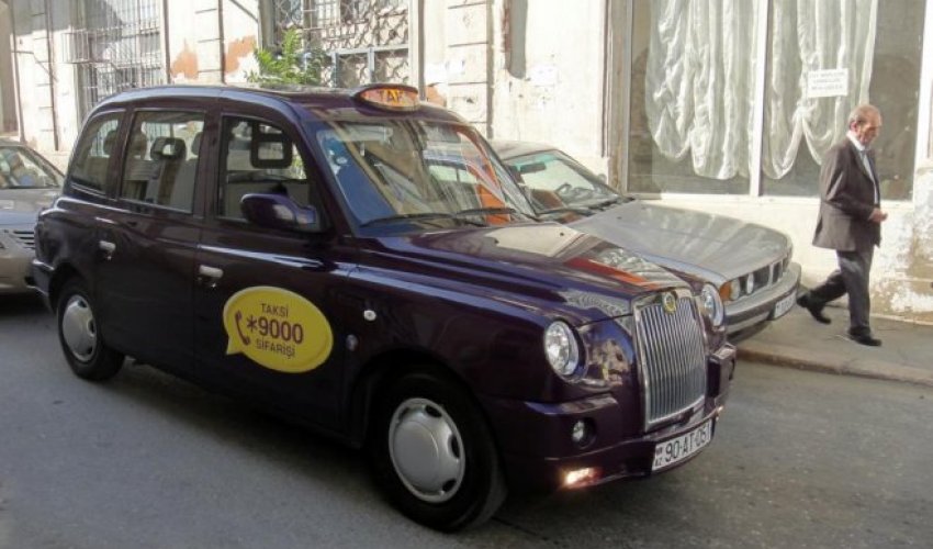 Bakıda qeyri-adi taksi - FOTOLAR