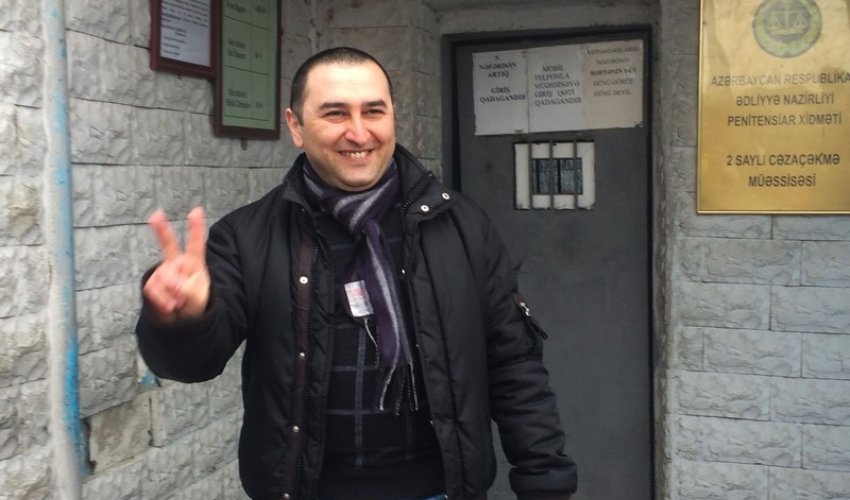 Bəşir Süleymanlı azadlığa çıxdı - FOTOLAR