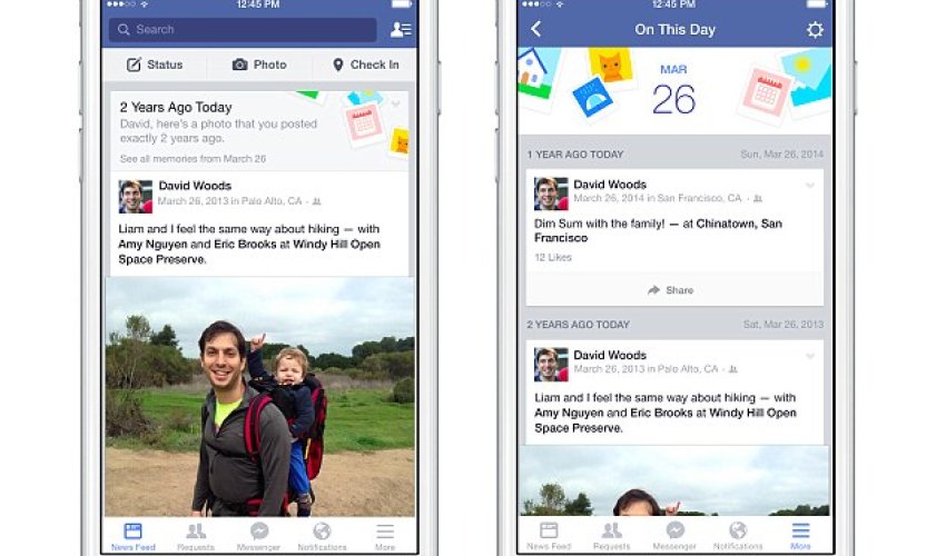 Facebook launches 'On This Day' tool