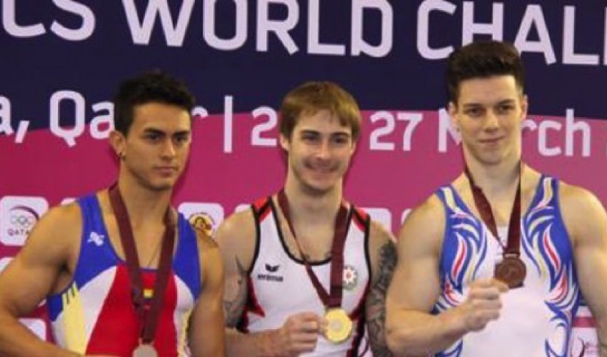 Azerbaijani gymnast wins gold at World Challenge Cup