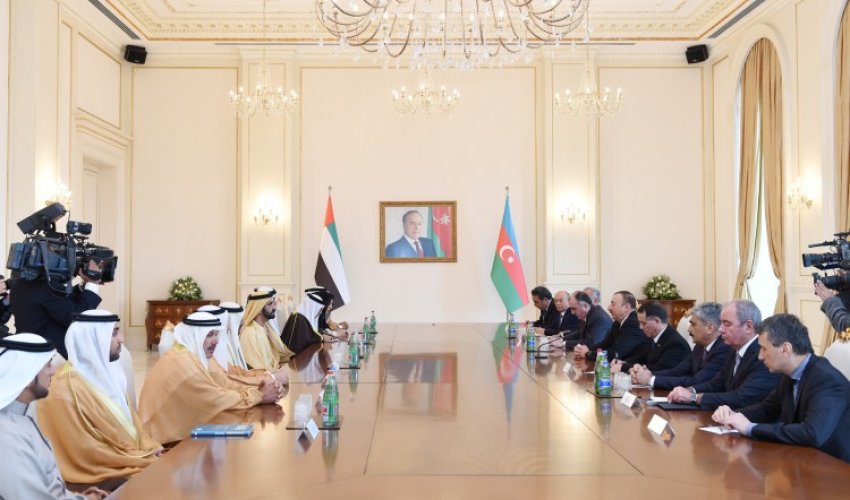 Dubai ruler meets Azerbaijan president in Baku