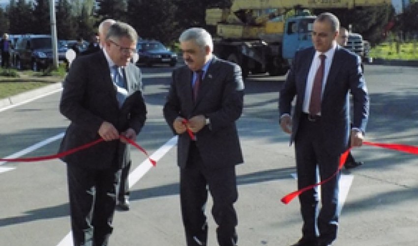 Rövnəq Abdullayev yeni qazdoldurma məntəqəsinin açılışını etdi - FOTO