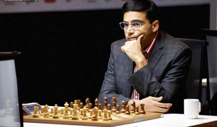 Anand draws with Giri in Azerbaijan Chess