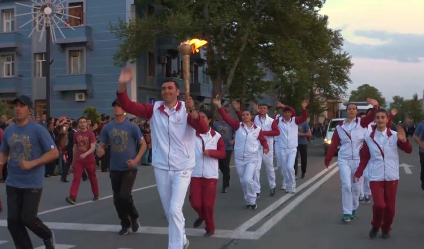 Baku 2015 Journey of the Flame began in Nakhchivan