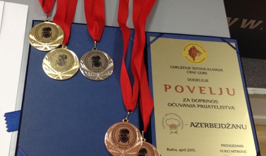 Azərbaycan kulinarları beynəlxalq kulinariya çempionatında iştirak etdilər - Fotolar