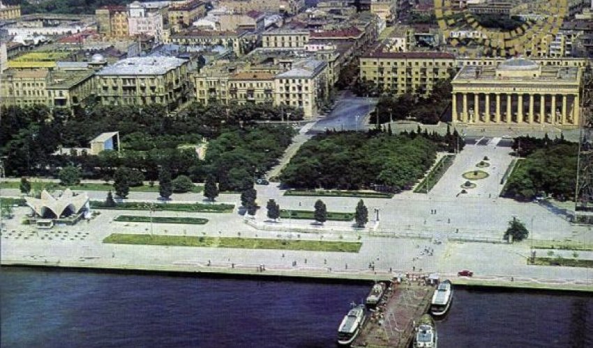 «Баку с птичьего полета»​ 1973 года