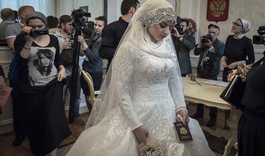 Bride was forced to marry Chechen police chief after 'he threatened her with kidnap'