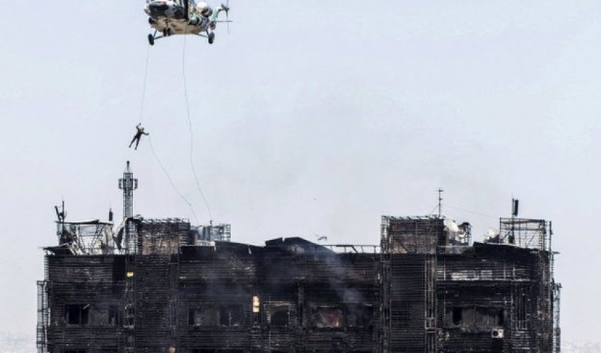 Azerbaijan fire deaths prompt 'flammable cladding' protest