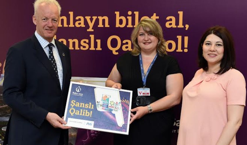 Baku 2015 and P&G announce third Lucky Winner