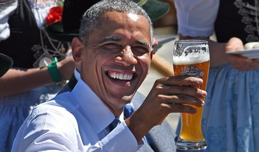 Obama enjoys a traditional Bavarian welcome as world leaders arrive for G7 summit Obama enjoys a traditional Bavarian welcome as world leaders arrive for G7 summit