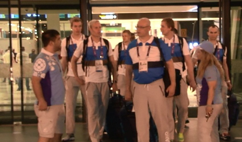 Erməni idmançılar Bakıya gəldi