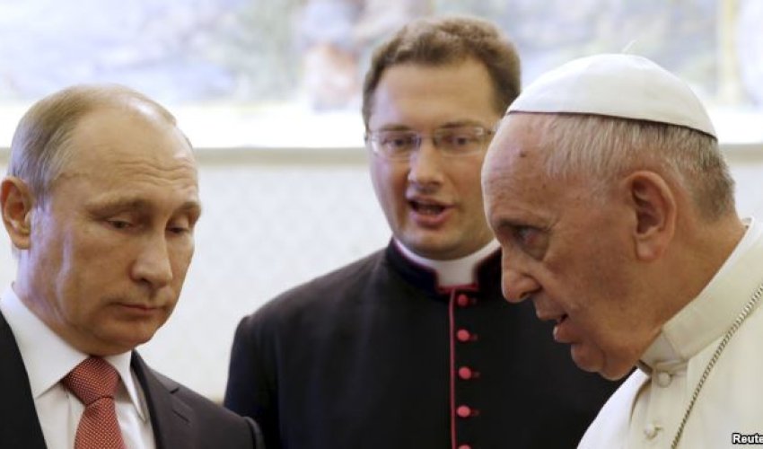 Papa Putini sülhə çağırır