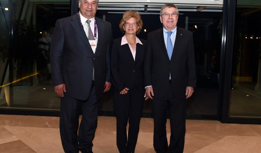 IOC president arrives in Baku for opening ceremony