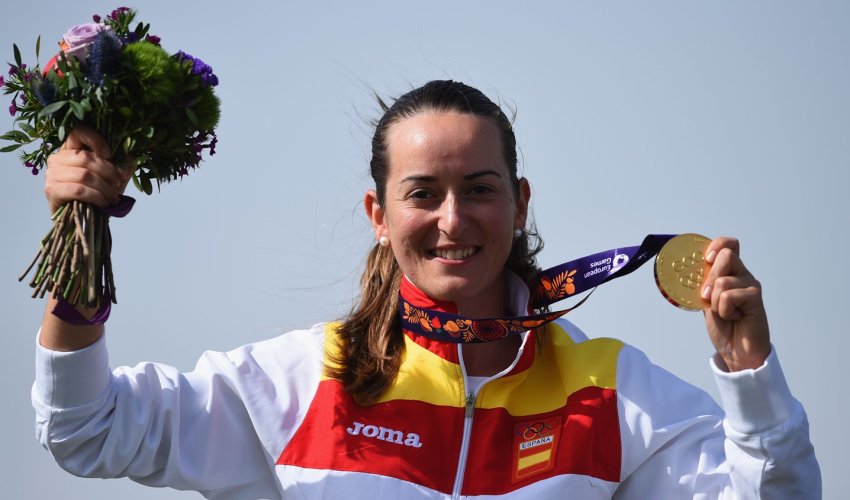 Shooter Fatima Galvez earns gold for Spain