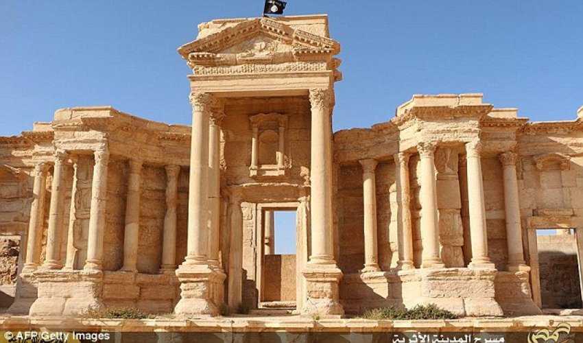 ISIS begin the destruction of Palmyra