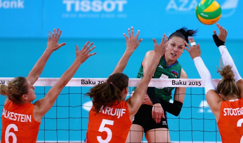 Azerbaijan and Serbia advance to women's Volleyball semis