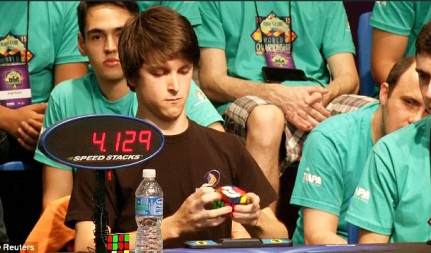 Teen wins Rubik's cube world championships in six seconds