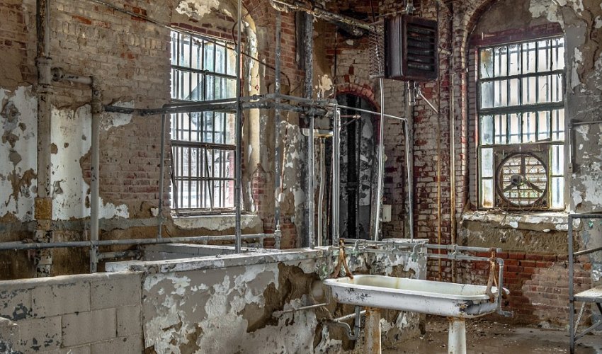 Inside the haunted remains of prison used to film Shawshank Redemption