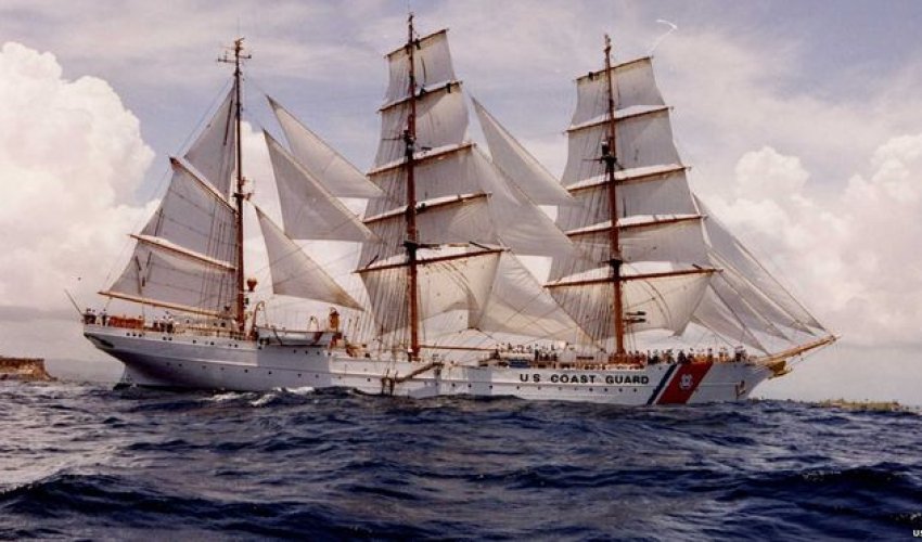 Why is the US still using a Nazi tall ship?