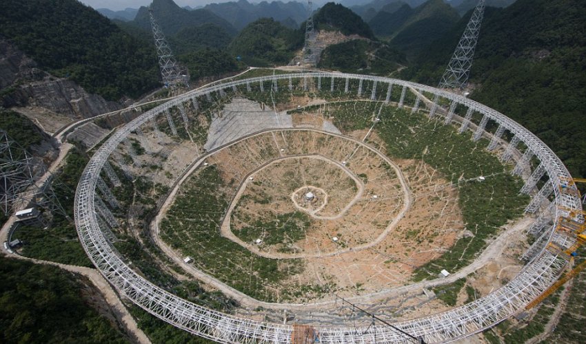 China is building the world's biggest radio telescope