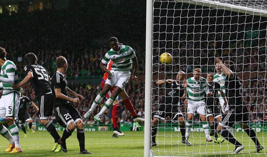 Late goal from Dedryck Boyata hands victory to Celtic vs Qarabag