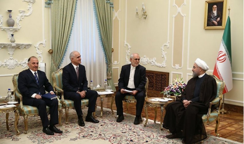 Rouhani says expansion of ties with Azerbaijan important for Iran