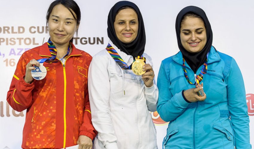 Two Rio berths for Iranian shooters in Azerbaijan