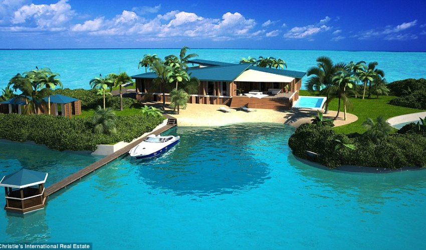 Own a FLOATING island