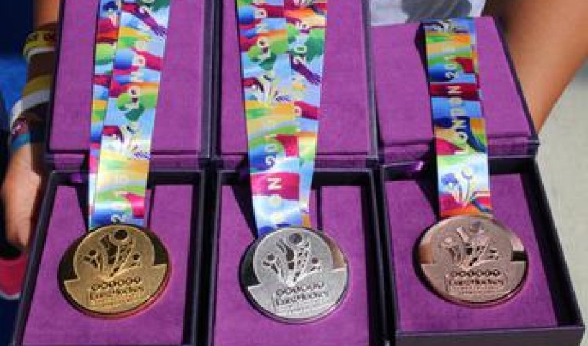 Medals of EuroHockey Championships 2015 made by Azersouvenir