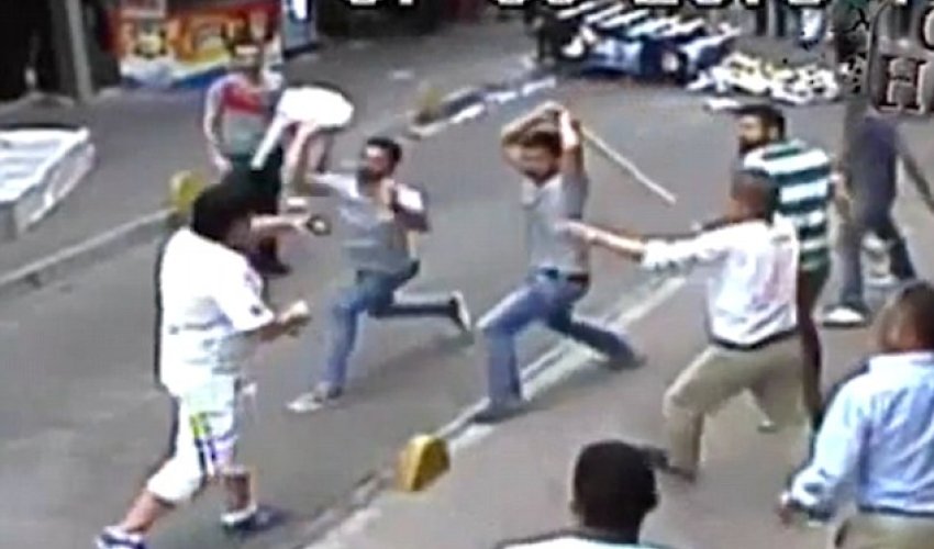Mob of Turkish shopkeepers attack an Irish tourist with chairs and sticks