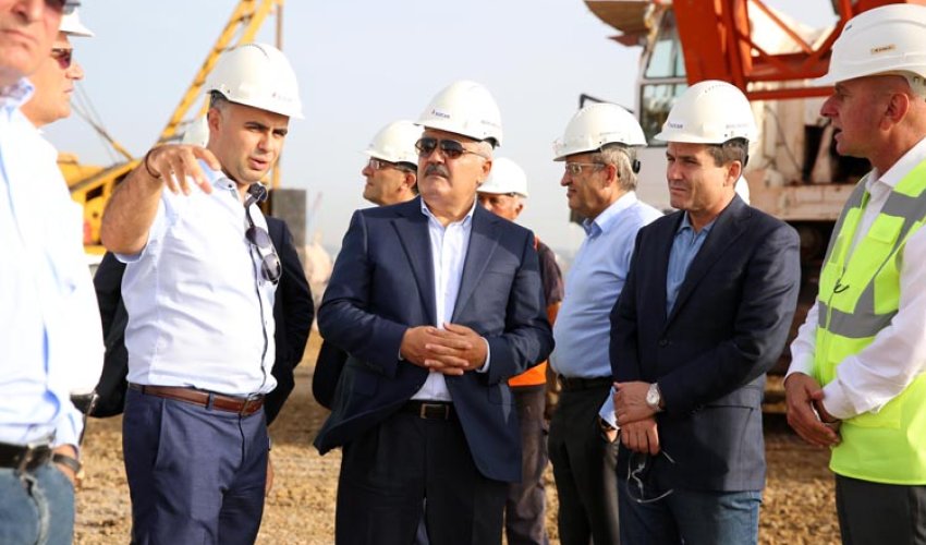 Rövnəq Abdullayev Petkim yarımadasında olub - Fotolar