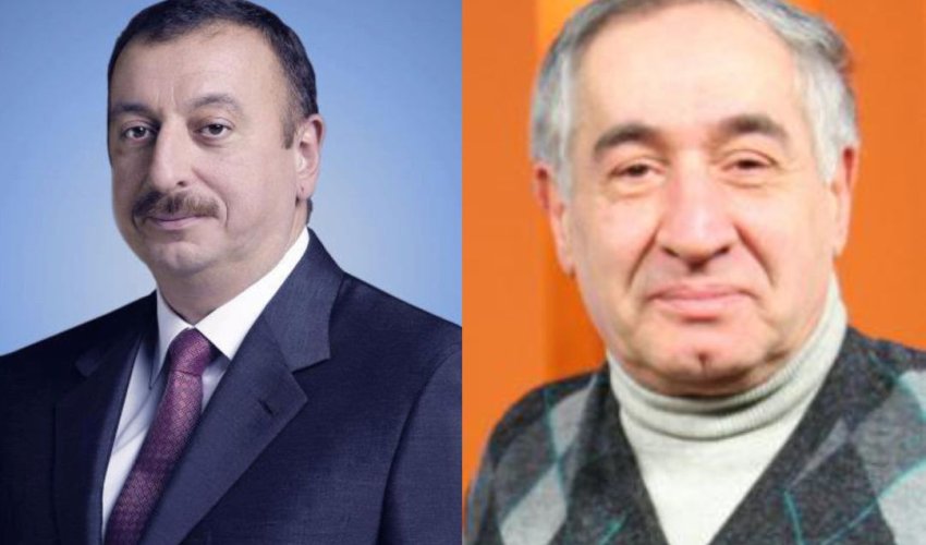 Xalq artisti İlham Əliyevə məktub yazdı