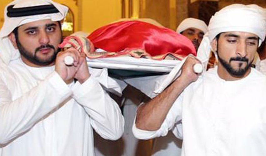 Dubay şeyxinin oğlu dəfn edildi