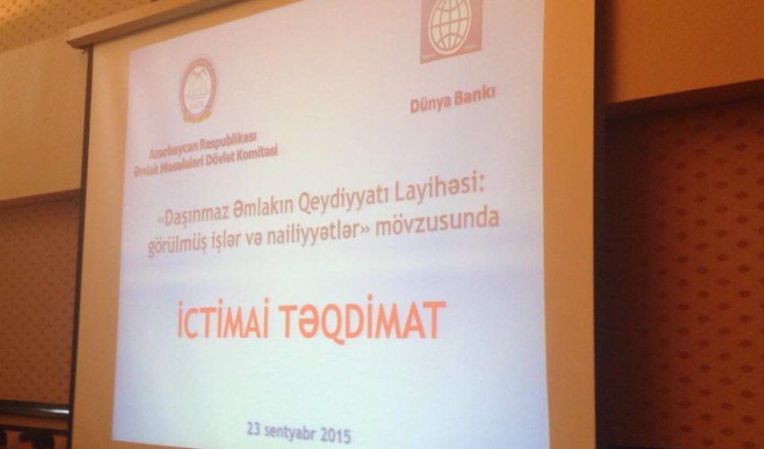 Rafiq Cəlilov: “İlk dəfə Bakının elektron kadastr məlumat bazası yaradılıb”