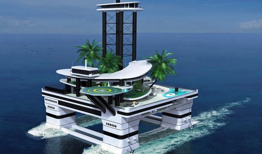 Forget the mega yacht - tomorrow's billionaires can buy a portable ISLAND