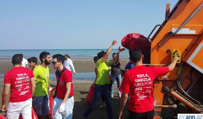 Bakıda dəniz sahilinin təmizlənməsi üçün beynəlxalq aksiya keçirildi –  REPORTAJ
