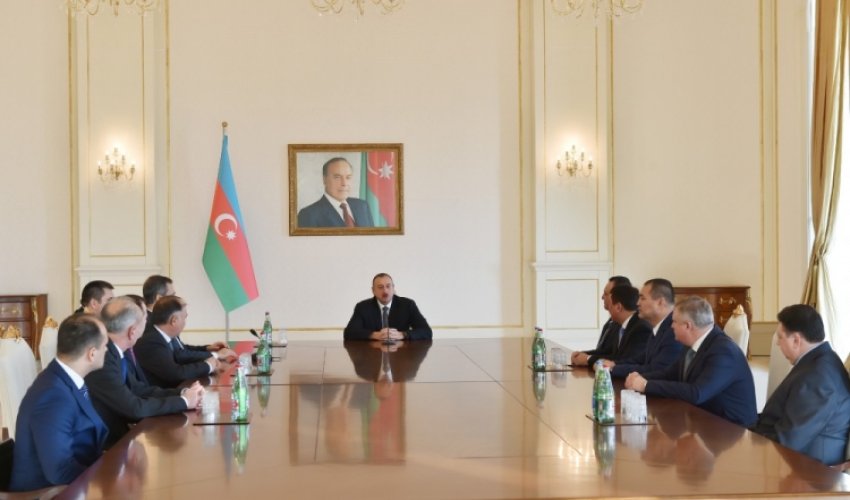 İlham Əliyev türkdilli dövlətlərin xüsusi xidmət orqanlarının rəhbərlərini qəbul edib - Fotolar