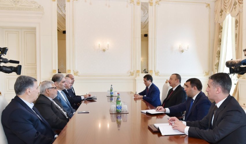 İlham Əliyev İranın Şərqi Azərbaycan vilayətinin valisini qəbul etdi