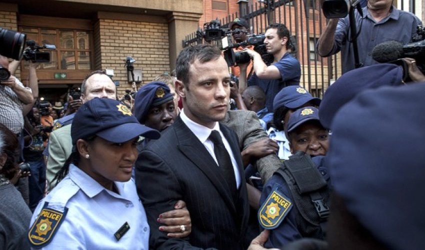 Oscar Pistorius leaves prison in Pretoria