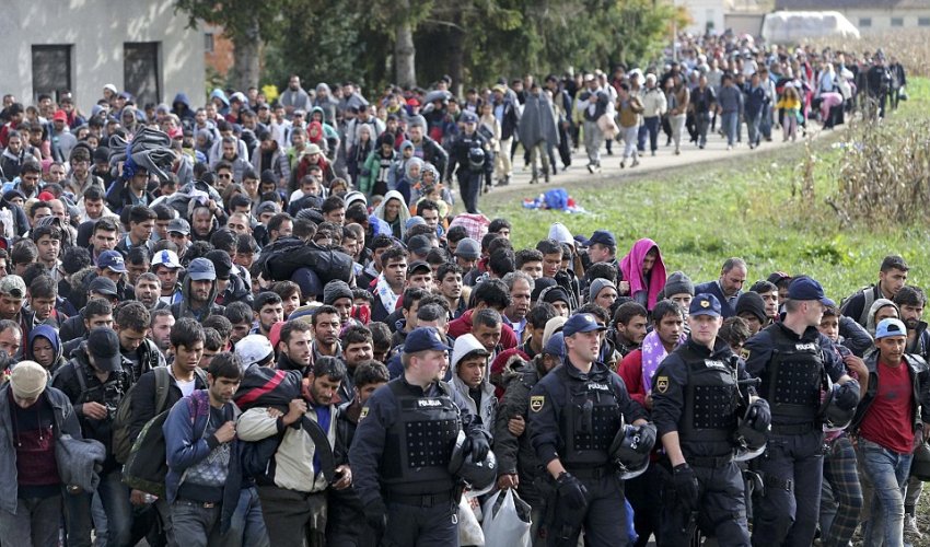 March of the migrants now 'out of control' as Croatia