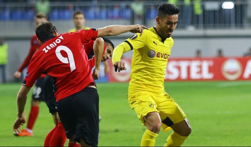 Borussia defeats Azerbaijan's Qabala 3-1