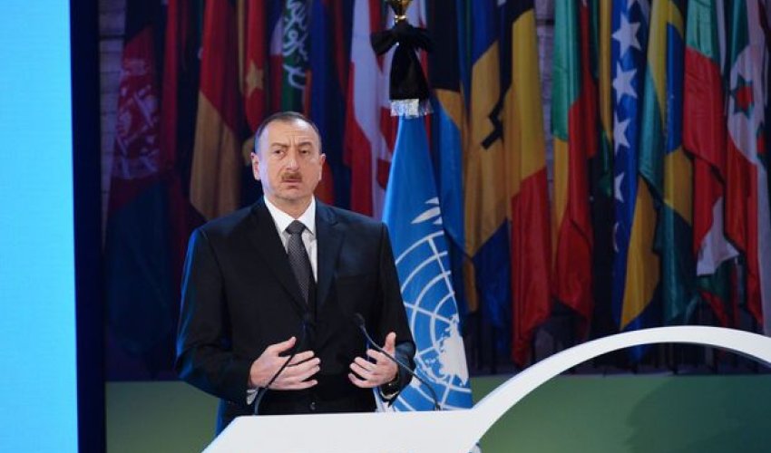 İlham Əliyev: Mən müsəlman ölkəsini təmsil edirəm