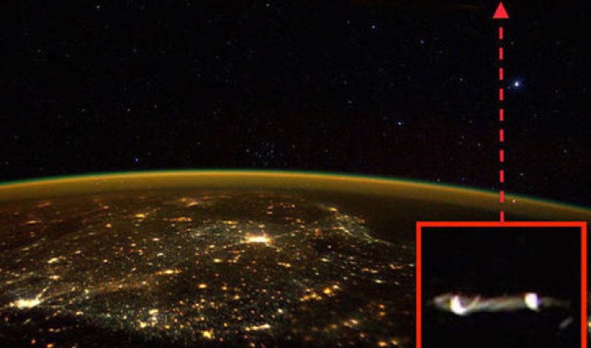 Astronaut tweets pic of 'UFO' from Space Station