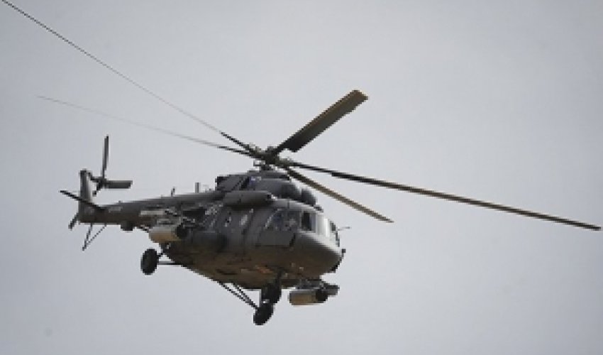 Rusiya helikopteri qəzaya uğradı Rusiya helikopteri qəzaya uğradı