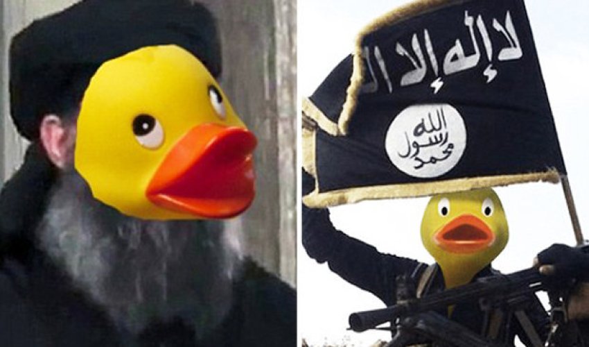 Internet mocks evil ISIS by Photoshopping rubber duck heads