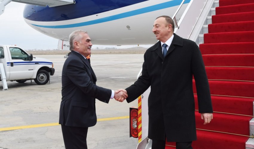  İlham Əliyev Naxçıvana getdi