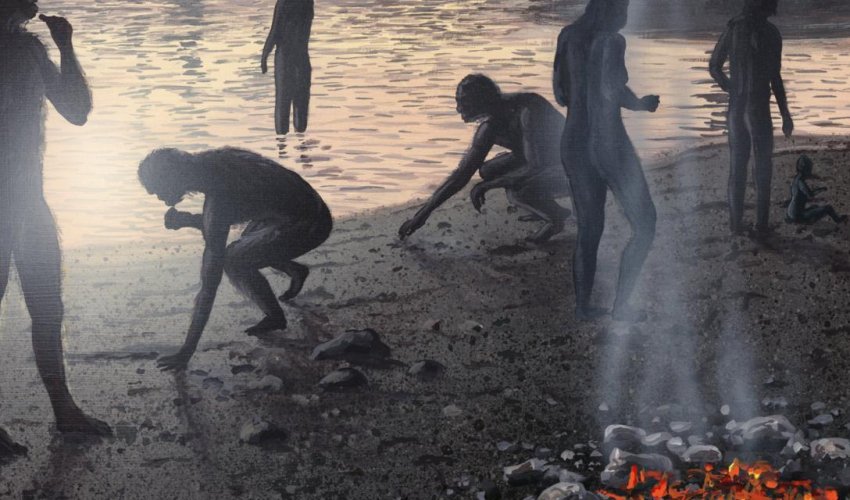 The remote lake that tells the story of himanity's birth