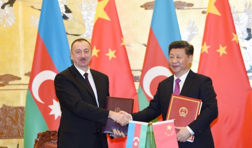 Pekində Azərbaycan-Çin sənədlərinin imzalanması mərasimi oldu - Fotolar