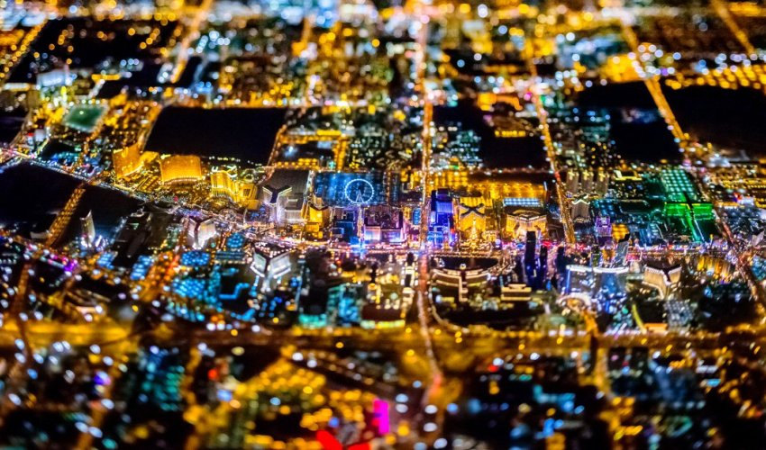 Mega-cities from 12,000 feet